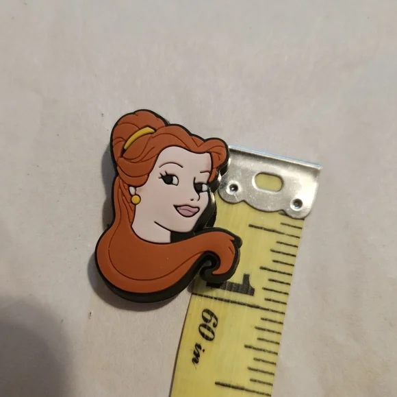 4/$8 Shoe Charm Crocs Disney Princess Belle Beauty And The Beast - Picture 3 of 3